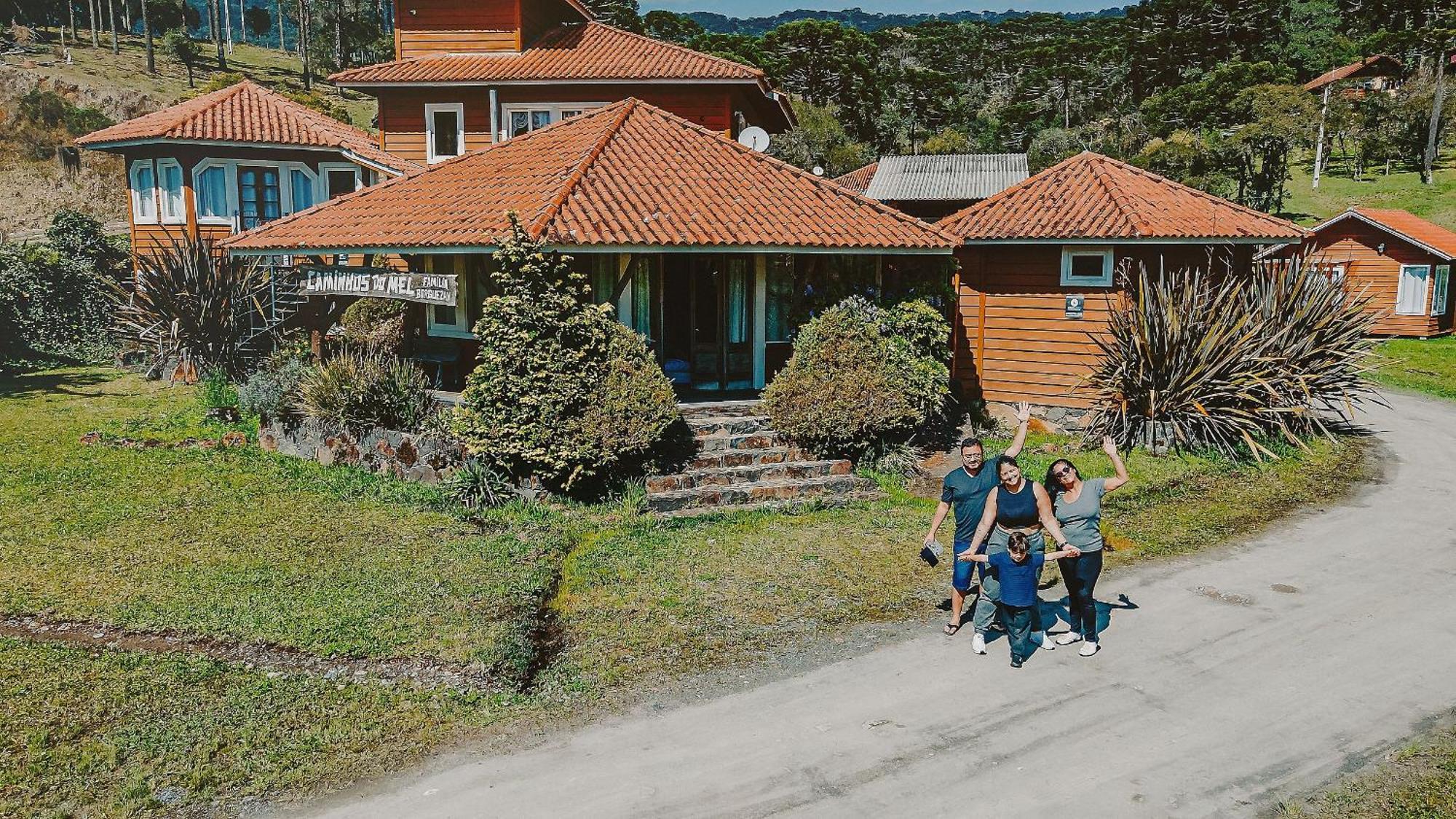Pousada Caminhos Do Mel - Urubici - Sc Bagian luar foto
